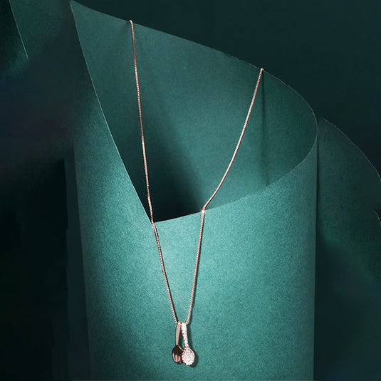 Minimal Stone Pendant Necklace