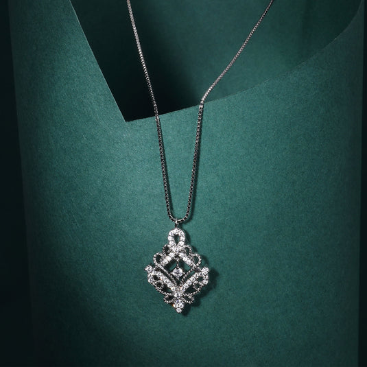 925 Silver Vintage Art Pendant