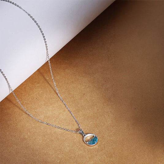 Single Stone Drop Necklace