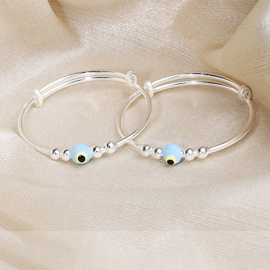 Minimal Silver Bead Kada