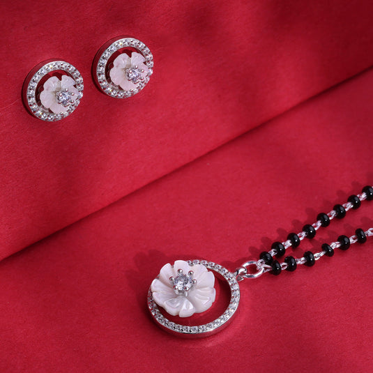 925 Silver Eternal Bloom Mangalsutra Set