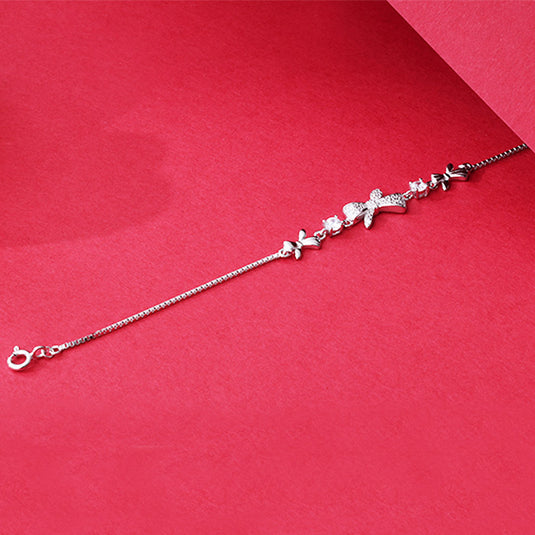 Straight Chain Even Bead Bracelet