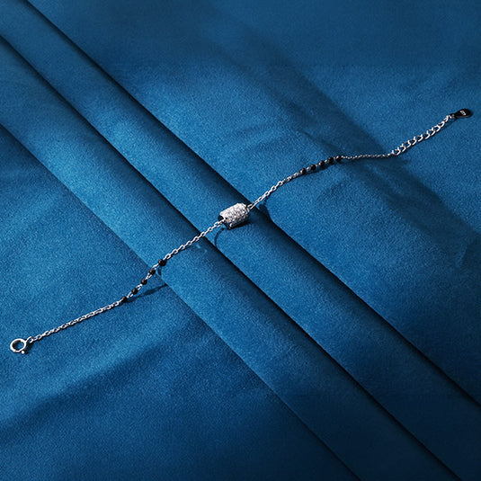 Straight Chain Center Accent Bracelet