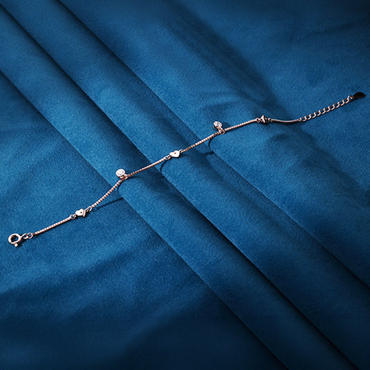 Straight Chain Soft Bead Bracelet