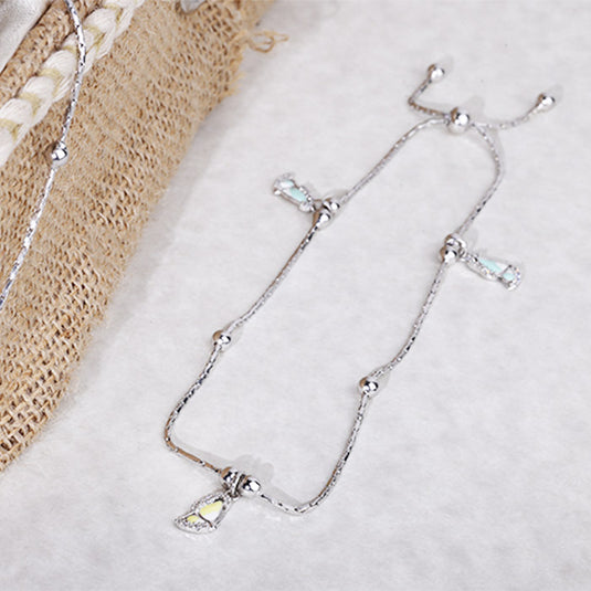 Minimal Plain Silver Anklet