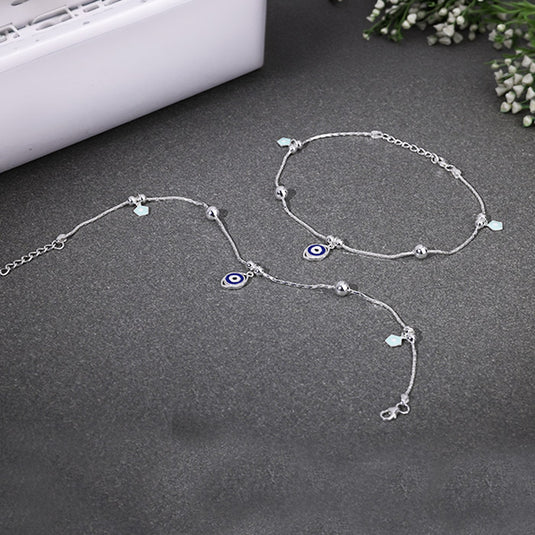 Fine Spaced Bead Anklet