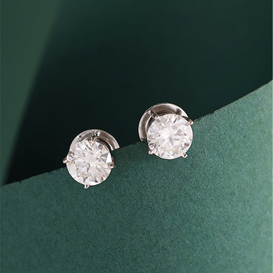 Floral Pearl Stud Earrings