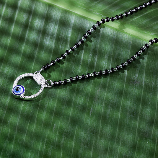 Open Circle Pendant Mangalsutra