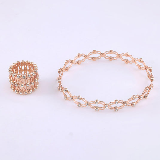 Bracelet with Statement Crystal Drops