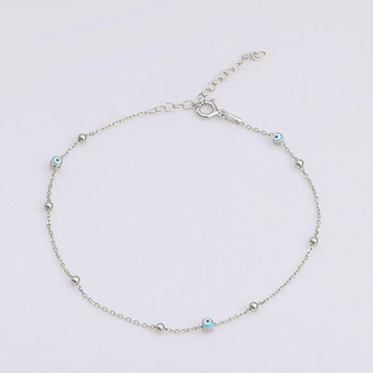 Straight Chain Plain Accent Bracelet