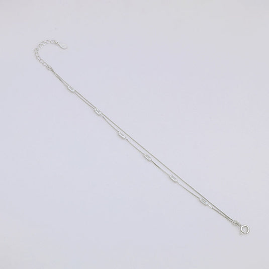 Straight Chain Balanced Bead Bracelet