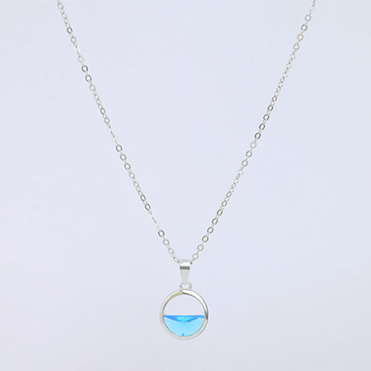 Single Stone Drop Necklace
