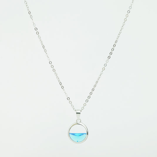 Single Stone Drop Necklace
