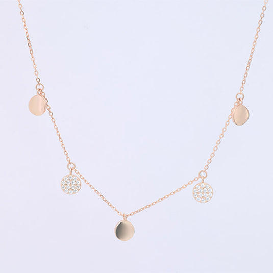 Double Stone Minimal Necklace