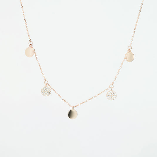 Double Stone Minimal Necklace