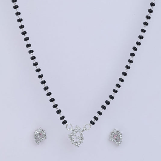 925 Silver Wings of Love Mangalsutra Set