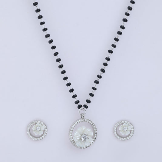 925 Silver Eternal Bloom Mangalsutra Set