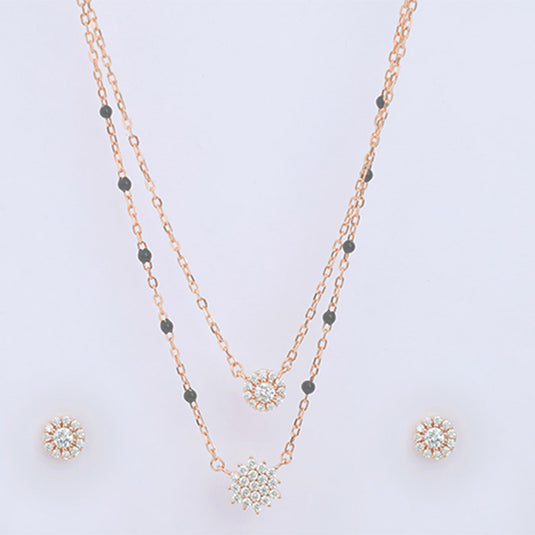 Minimal Beaded Chain Necklace