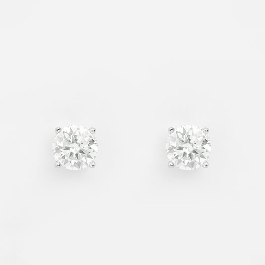 925 Silver Simple Stud Earrings