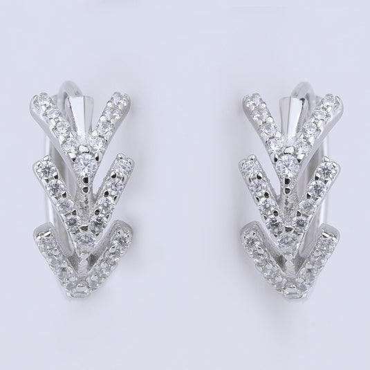 925 Silver Arrowhead Earrings