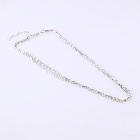 Long Pendant Chain Necklace