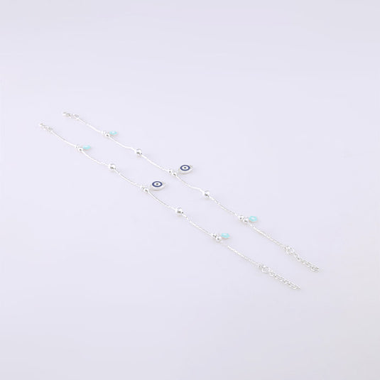 Fine Spaced Bead Anklet