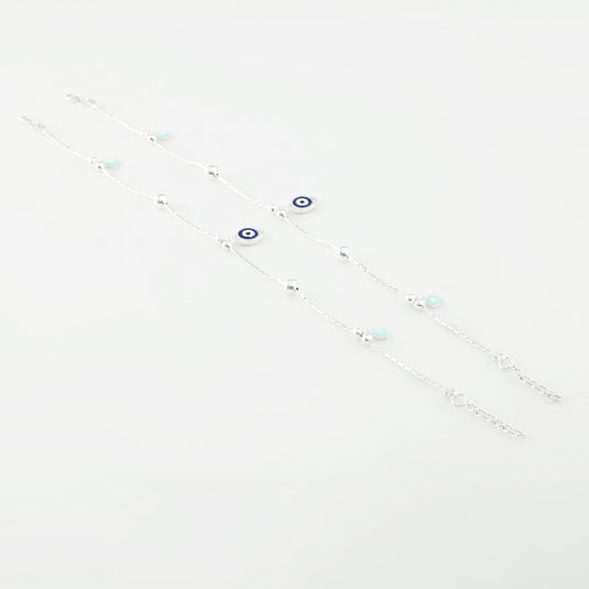 Fine Spaced Bead Anklet