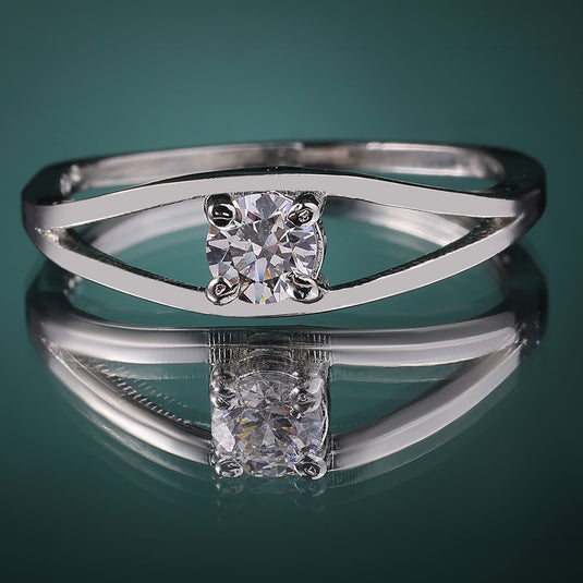 925 Silver Stone Convex Ring