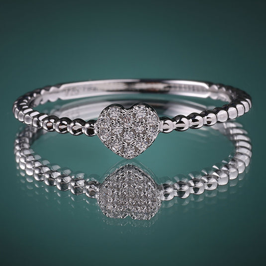 Heart Ring | 925 Sterling Silver Ring - Ashiara