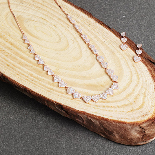 Layered Silver Bead Chain Necklace