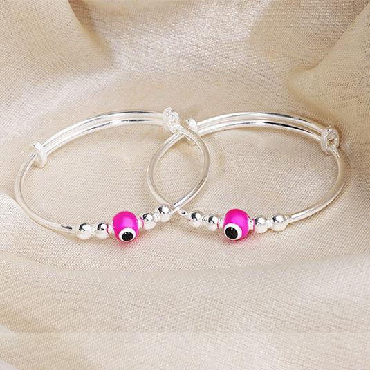 Pink Accent Bead Kada