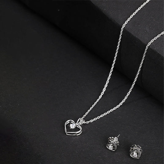 Circular Pendant Necklace Set