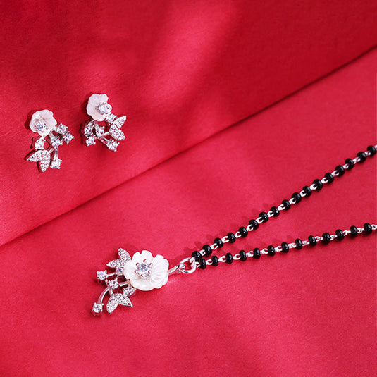 Minimal Stud Mangalsutra Necklace