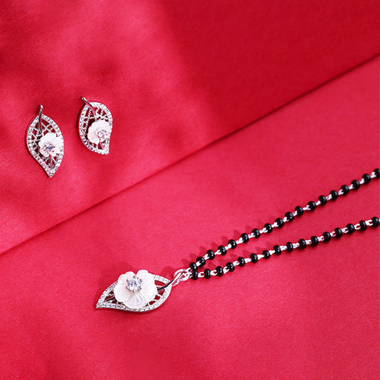 Teardrop Stud Mangalsutra