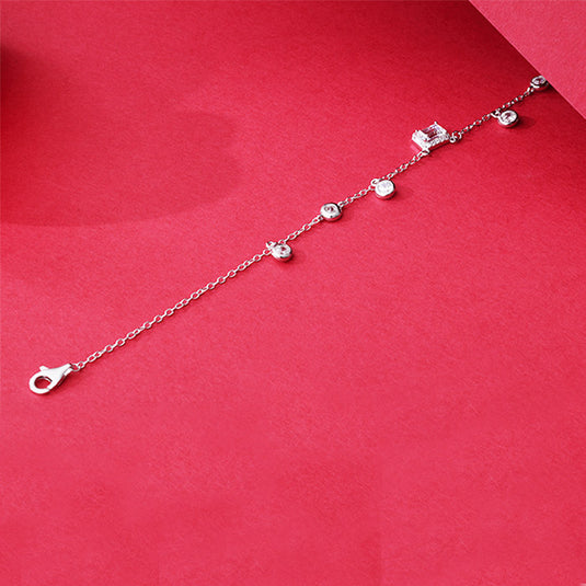 Straight Chain Alternating Bead Bracelet