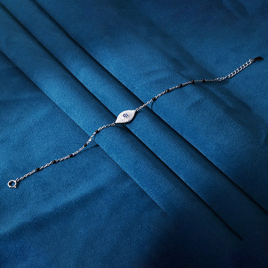 Straight Chain Fine Bead Bracelet