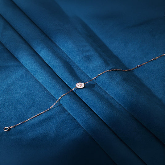 Straight Chain Refined Bead Bracelet