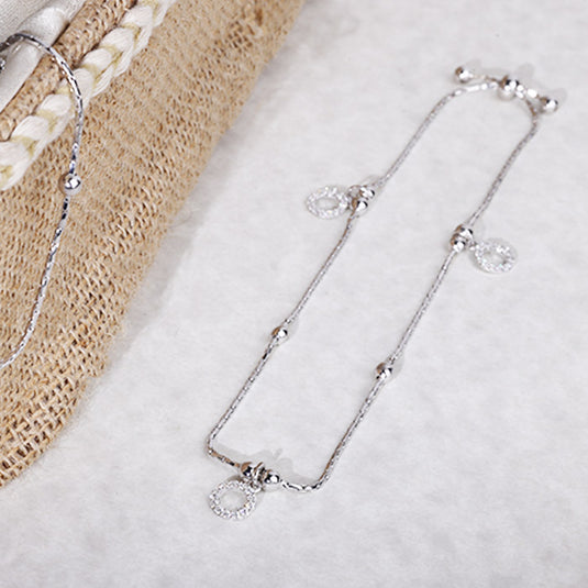 Fine Silver Chain Anklet