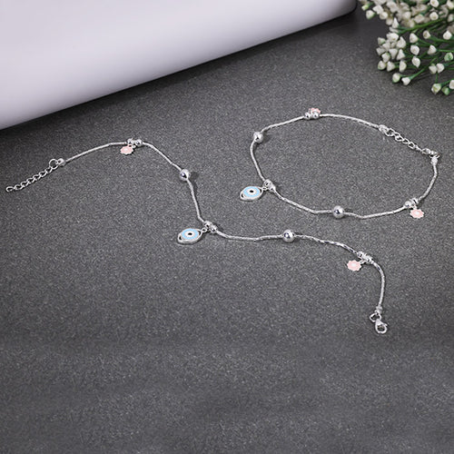 Delicate Crystal Chain Anklet