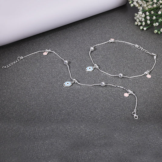 Delicate Crystal Chain Anklet