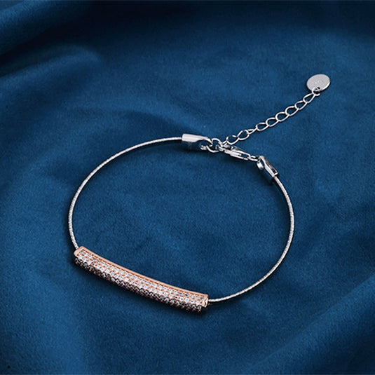 Smooth Curve Plain Bracelet