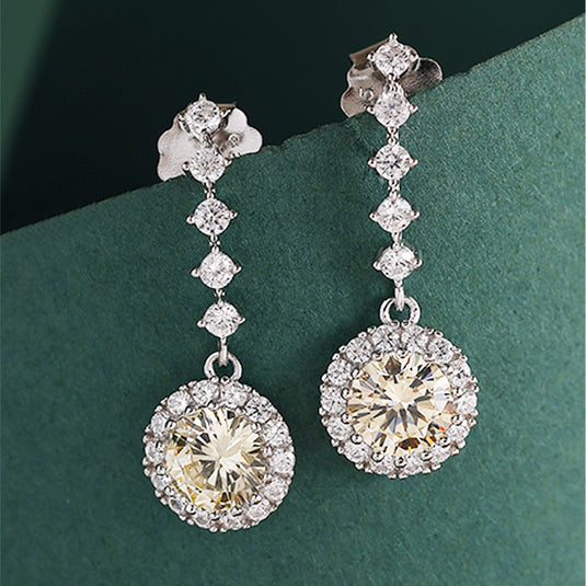 Double Pearl Drop Earrings