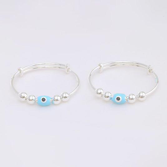 Light Aqua Bead Kada