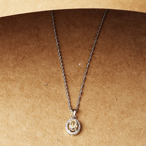 Subtle Shine Pendant Necklace