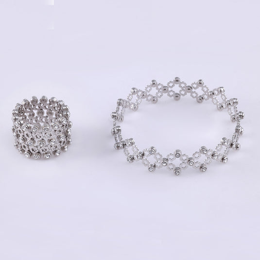925 Silver 2-in-1 Retractable Ring-to-Bracelet