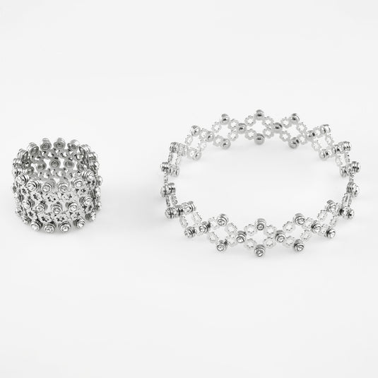 925 Silver 2-in-1 Retractable Ring-to-Bracelet
