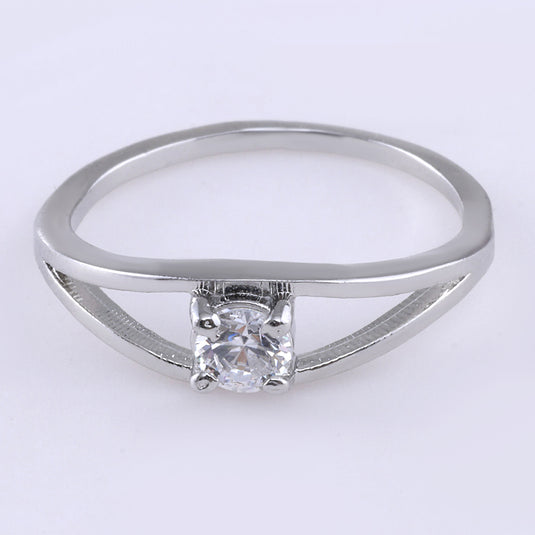 925 Silver Stone Convex Ring