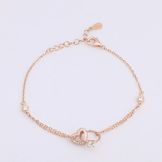 Straight Chain Double Bead Bracelet