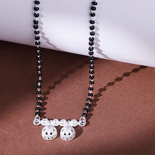 925 Silver Jhumka-Style Wati Mangalsutra