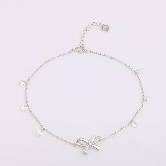 Straight Chain Triple Bead Bracelet